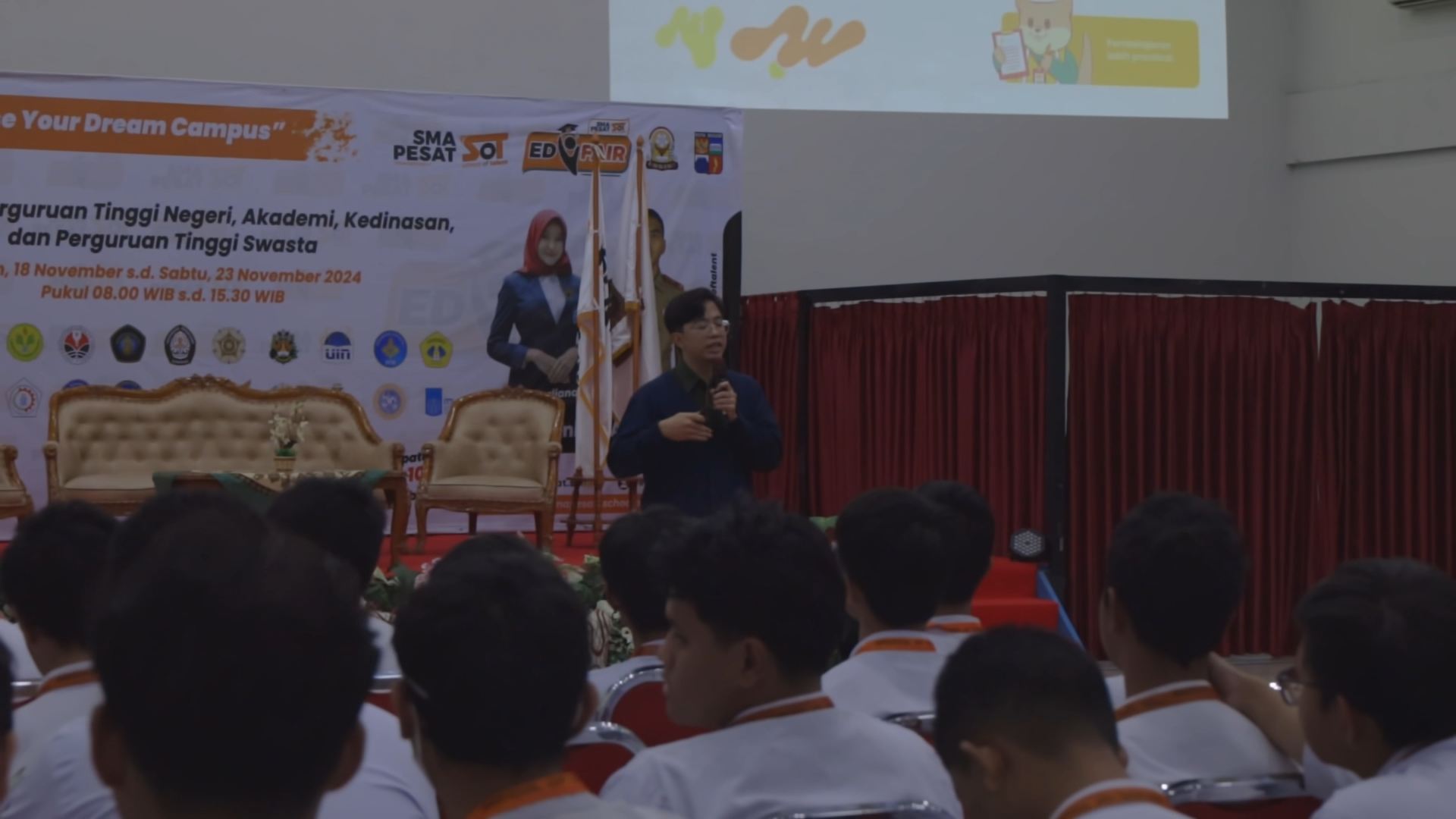 Hari Kelima Edufair 3.0 UM, AKPOL, dan UNY Gairahkan Semangat Masa Depan Siswa Pesat